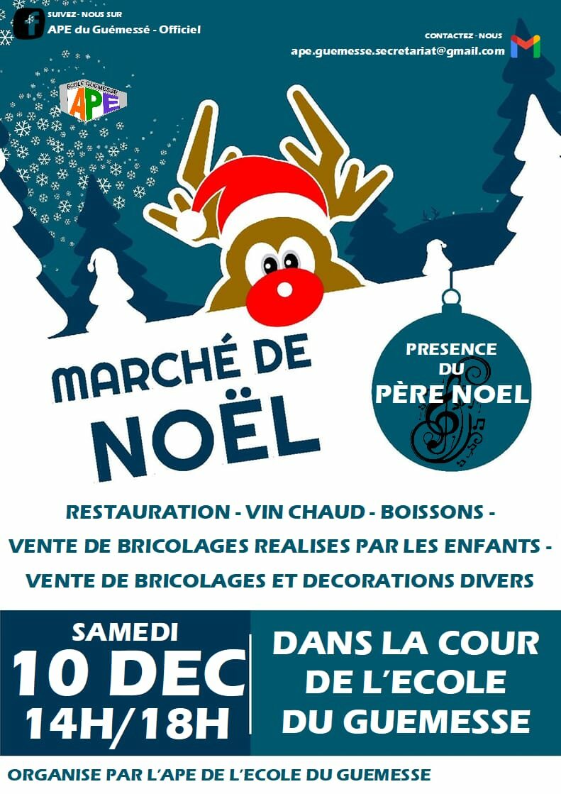 Marché de Noël de l'école du Guéméssé - Mairie de La Gaubretière (85 ...